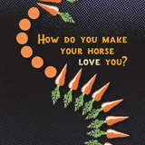 Horse Hollow Birthday Card 18 Carrots