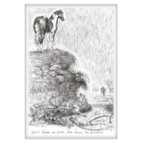 Blank Greeting Cards - Jude Too Funny Horse