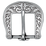 Jeremiah Watt Engraved Floral Buckle 3/4"