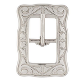 Jeremiah Watt Engraved Center Bar Buckle 3/4"