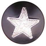 AHE 1" Concho Brown w/Star