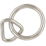 Welded Loop & Ring  Stainless Steel 5/8"