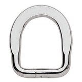 Flat Saddle Dee SS 1"