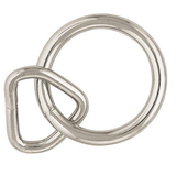 Welded Loop & Ring  Stainless Steel 3/4"