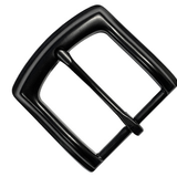 Black Heel Bar Belt Buckle (fits 1-1/2" (38mm) wide Belt) P3926