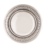 SS Rope Edge Rosette 1 5/8" Loop