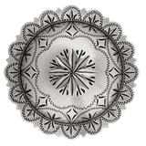 Antique Windrose Engraved Concho 1 1/4"