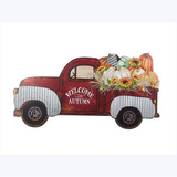Wood Welcome Truck Tabletop Decor