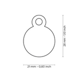 Aluminum Circle Tag