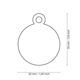 Aluminum Circle Tag
