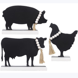 Wood Tabletop Country Animal