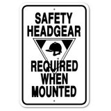 Equine Notice Metal Signs