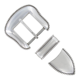 Western Floral Rope Edge Belt Buckle Set S5733