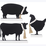 Wood Country Animal Tabletop Decor Assorted