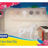 Paint & Play Horse & Barn Set