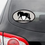 Horse Hollow Euro Sticker