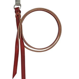BTB Saddle String Burgundy Latigo on Clip - 1 Pair