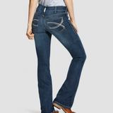 R.E.A.L. Mid Rise Stretch Arrow Fit Jean Shayla