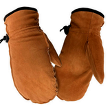 Womens Deer Suede Mitten