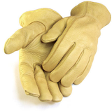 Mens Unlined Elkskin Double Palm Gloves
