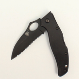 Ariat Folding Serrated Knife Black Large