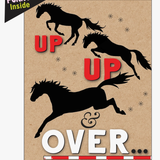 Horse Hollow Birthday Card Up & Over