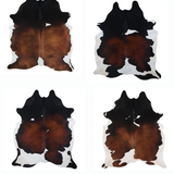 LG/XL Brazilian Tri Color Cowhide Rug