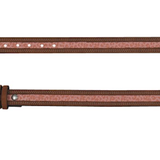 Catchfly Girls Belt Pink Cheetah Inlay