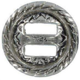 1 3/8" Antique Nickel, Lacing Concho, Zinc Alloy 1994