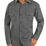 Boys 2 Pocket Geo Snap Shirt