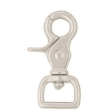 #5015 Square Scissor Snap 3/4" Nickel Plate