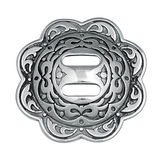 1 1/2" Stainless Steel Slotted Jeremiah Watt Concho