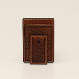 Ariat Money Clip Basket Weave Tan