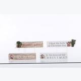 Wooden Merry Word Block sign