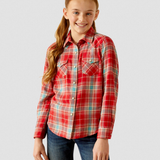 Youth Barn Plaid Snap Shirt