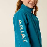Youth New Team Softshell Jacket - Ocean Depths