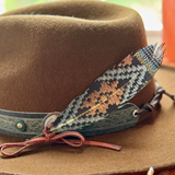 Buckaroo Handcrafted Hat Feather