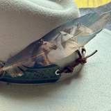 Buckaroo Wild Horses Hat Feather