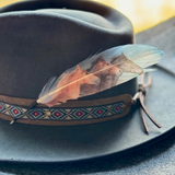 Buckaroo Wild Horses Hat Feather