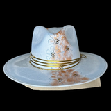 Wild Flower Rancher Vegan Suede Hat