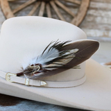 Large Feather Hat Accent
