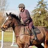 Womens Fleece Lite II Knee Patch Riding Tight