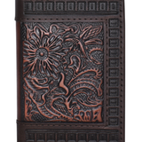 Justin Mens Trifold Wallet Tooling and Embossed Edge