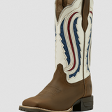 Women's Hybrid Ranchwork VentTEK 360 Western Boot - Dist. Brown