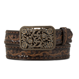 Ariat Ladies Belt Floral Embossed Step Lace