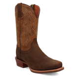 Mens Creed Cowboy Boot -Chocolate/Tan