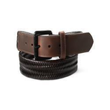 Ariat Mens Work Belt Stretch Braided- Brown