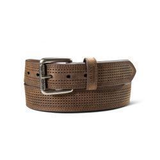 Ariat Mens Work Belt Perforated Brown