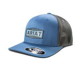 Ariat Leather Patch Logo Cap-Blue