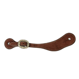 Chocolate Roughout Spur Straps